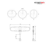 FrSky 900MHz Super 8 Antenna for R9M and R9M Lite Module